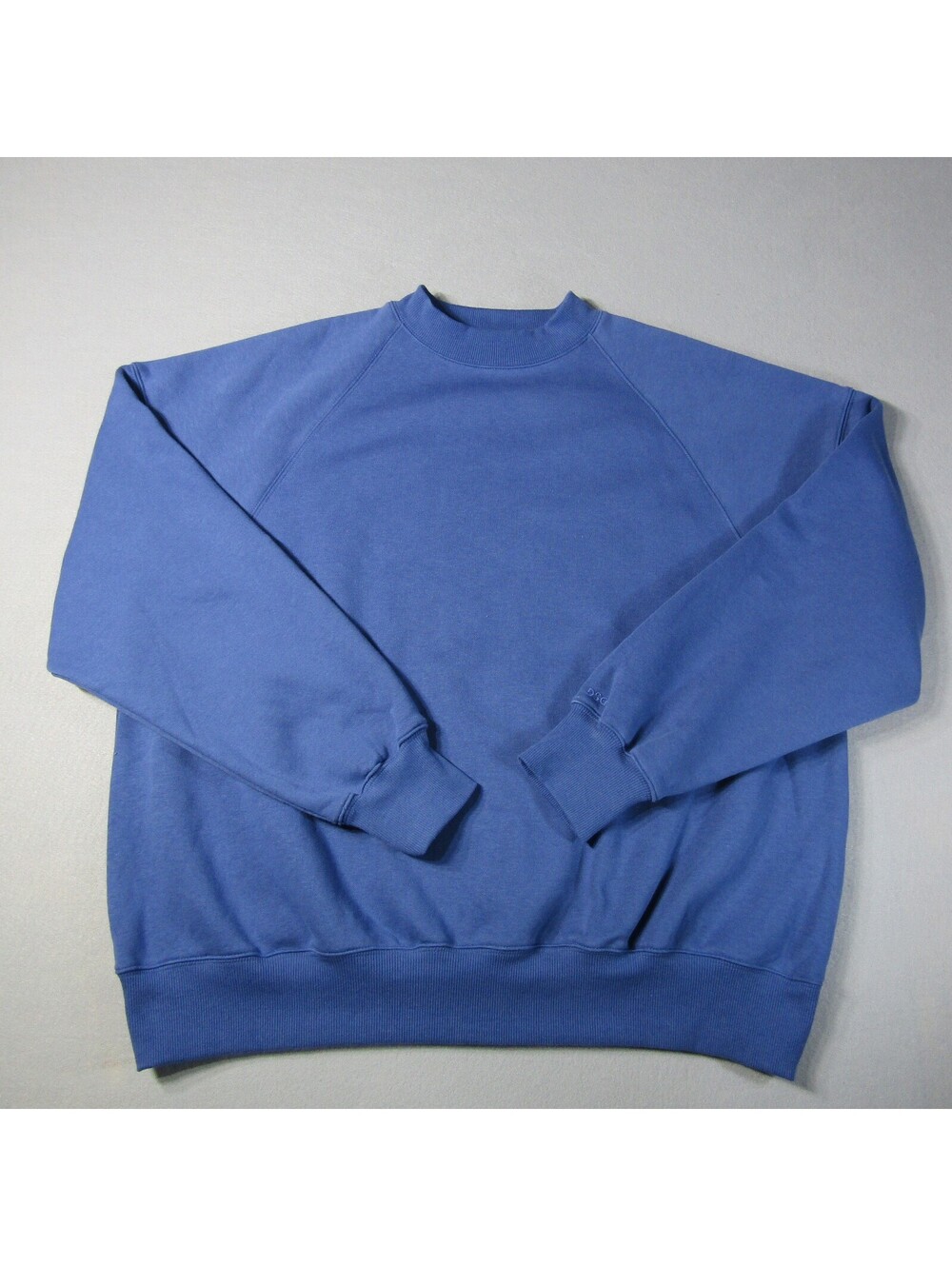 NWT DSG Classic Fleece Mockneck Sweatshirt Women's L Light Navy